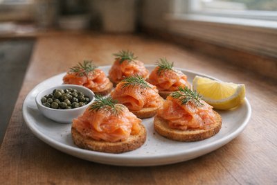 How to Make Elegant Smoked Salmon Appetizers